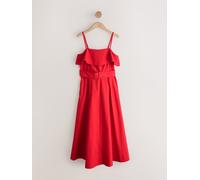 Next Abito lungo con cintura e scollo a V per occasioni speciali 44petite rosso