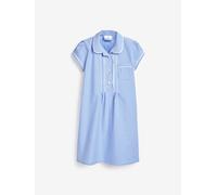 Next Abito per la scuola in percalle in misto cotone con bottoni Pizzo (3-14 anni) 146152cm blu