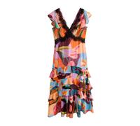 Next Abito verde erba / arancione chiaro / rosa / nero Donna Next 48