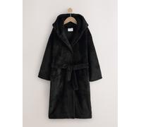 Next Accappatoio lungo in pile (9-16anno) 146152cm Nero