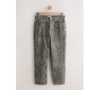 Next Authentic High Rise Straight Leg Jeans Marrone