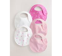 Next Baby Bibs 5 Pack one rosa