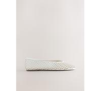 Next Ballerine Forever Comfort con effetto intrecciato Bianco