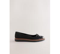 Next Ballerine Forever Comfort con suola spessa e fiocco eu375 Nero