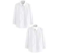 next Bambine E Ragazze Confezione da Due Bluse Formali A Maniche Lunghe (3-16 Anni)