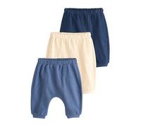 NEXT Bambini Confezione da 3 pantaloni da jogging per bebè Blue/Neutral 6 Mesi-9 Mesi