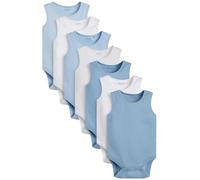 Next Bambini Confezione da 7 body a canotta per neonati Blu 9 Mesi