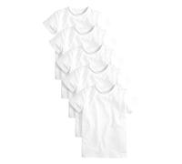next Bambini E Ragazzi Confezione da 5 T-Shirt A Maniche Corte Bianco 9 Anni