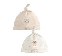 Next Berretto 'I Love My Mummy/Daddy' beige / beige chiaro / nero / bianco Bambini Next 48-49