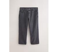 next Black Edit Textured Baggy Jeans 36r Nero
