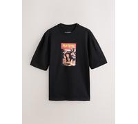 Next Black Pulp Fiction Relaxed Fit Graphic Print Film T-Shirt small Nero
