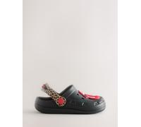 Next Black The Rolling Stones Clogs uk1eu33 Nero