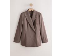 Next Blazer asimmetrico in twill N. Premium 36 Naturale