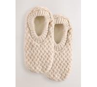 Next Calzini pantofola a trecce 1 confezione smallmedium Naturale
