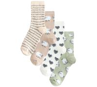 Next Calzino '4er-Pack' beige / grigio / cachi / bianco Donna Next 36-41 beige / grigio / cachi / bianco