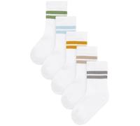 Next Calzino blu colomba / zafferano / verde / bianco Bambini Next 23-26