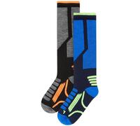 Next Calzino blu reale / verde chiaro / arancione / nero Bambini Next 37-40
