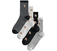 Next Calzino 'Hamish The Highland Cow' marrone chiaro / nero / bianco Donna Next 36-41