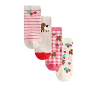 Next Calzino 'Hamish The Highland Cow' rosso acceso / bianco Donna - Abbigliamento - Intimo - Calzini e calze Next 36-41