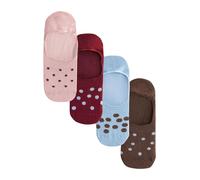 Next Calzino invisibile blu chiaro / cioccolato / rosa antico / borgogna Donna Next 38-43