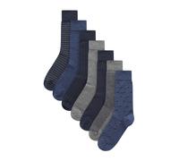 Next Calzino navy / blu scuro / grigio / nero Uomo Next 43-45