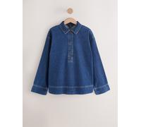 Next Camicia a maniche lunghe sopra la testa blu