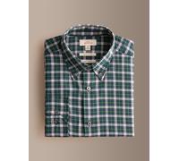Next Camicia a Motivo a scacchi Signature in cotone 100% verde