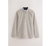 Next Camicia con Oxford A quadri Manica lunga elasticizzata xxxlarge crema