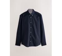 Next Camicia con Oxford Manica lunga elasticizzata medium blu