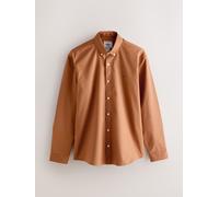 Next Camicia con Oxford Manica lunga elasticizzata xxxlarge Marrone