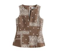 Next Camicia da donna terra d'ombra / pietra / bianco Donna Next L