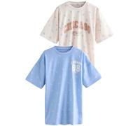 Next Camicia da notte beige chiaro / blu / marrone / bianco Bambini Next 134