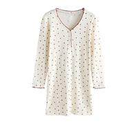 Next Camicia da notte crema / rosso Donna - Abbigliamento - Intimo - Biancheria da notte - Camicie da notte Next L-XL