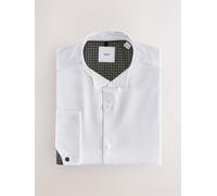 Next Camicia elegante con Colletto a coda di rondine testurizzato 18in Bianco