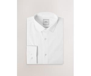 Next Camicia elegante con polsino singolo facile da pulire 15in Bianco