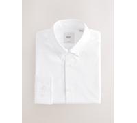 Next Camicia elegante con polsino singolo facile da pulire 175in Bianco