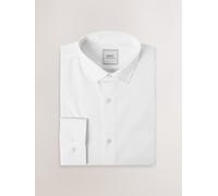 Next Camicia elegante con polsino singolo facile da pulire 18in Bianco