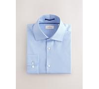 Next Camicia elegante testurizzata Signature 100% cotone 165in blu