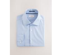 Next Camicia elegante testurizzata Signature 100% cotone 16in blu