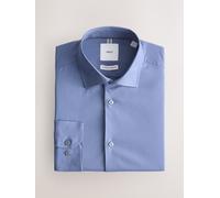 Next Camicia formale a manica lunga in cotone Stretch 155in blu