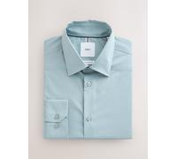 Next Camicia formale a manica lunga in cotone Stretch 155in verde