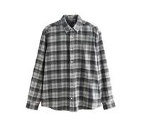 Next Camicia grigio chiaro / nero / bianco Uomo Next M grigio chiaro / nero / bianco