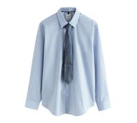 Next Camicia navy / blu chiaro Uomo Next S