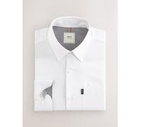 Next Camicia Oxford con bottoni e facile da stirare Bianco
