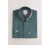Next Camicia Oxford con bottoni e facile da stirare xxxxlarge blu