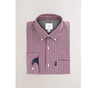 Next Camicia Oxford con bottoni e stiratura facile, vestibilità regolare rosso