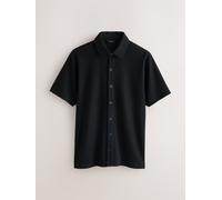 Next Camicia testurizzata in Manica corta jersey xsmall Nero