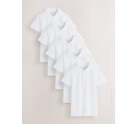 NEXT Ragazzo Confezione da 5 Camicie a Maniche Corte in Cotone | Bambino, con vestibilità slim, Standard, Lavabile in lavatrice