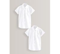 Next Camicie scolastiche a Maniche corte da Bambine 2 confezione (3-18anni) 146152cm Bianco