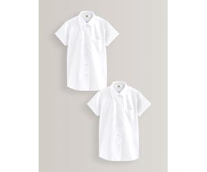 Next Camicie scolastiche a Maniche corte da Bambine 2 confezione (3-18anni) 158164cm Bianco